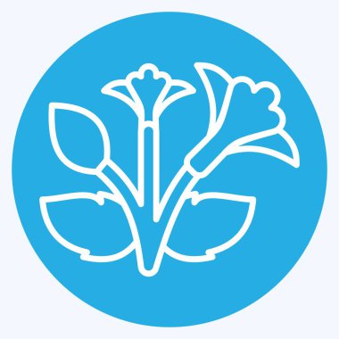 Sharon 'ın ikonu. Kore sembolüyle ilgili. Mavi gözlü. Basit resimleme