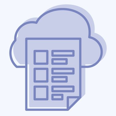 Simge Ateş Erişimi. Ağ sembolüyle ilgili. İki ton stili. Basit resimleme