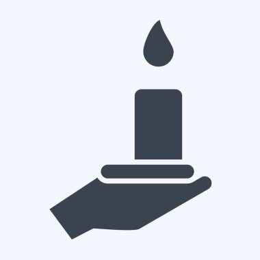 İkon Yas. Seath sembolüyle ilgili. Kabartma tarzı. Basit resimleme