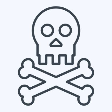 Simge Ölümü. Seath sembolüyle ilgili. Sıra tarzı. Basit resimleme