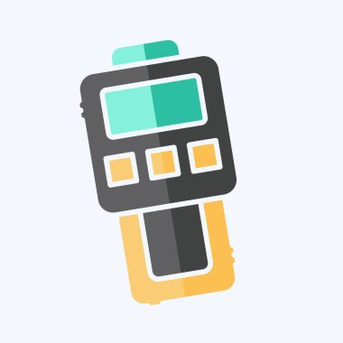 Simge Toz Ölçer. Ölçüm sembolüyle ilgili. Karalama stili. Basit resimleme