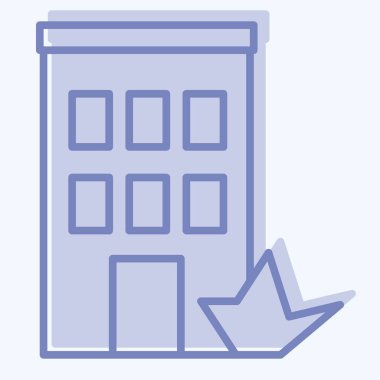 Simge Patlaması. Savaşın askeri sembolüyle ilgili. İki ton stili. Basit resimleme