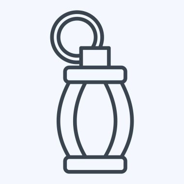 Simge El Bombası. Savaşın askeri sembolüyle ilgili. Sıra tarzı. Basit resimleme