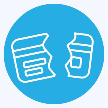 Simge Kırıldı. Kredi kartı sembolüyle ilgili. Mavi gözlü. Basit resimleme