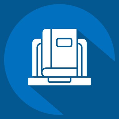 Simge Onlie Kitap Okuma. Teslimat sembolüyle ilgili. Uzun gölge tarzı. dizayn edilebilir