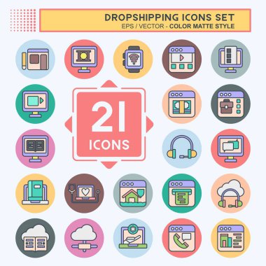 Simge Bırakma Nakliyesi. Eğitim sembolüyle ilgili. renk arkadaşı stili. dizayn edilebilir