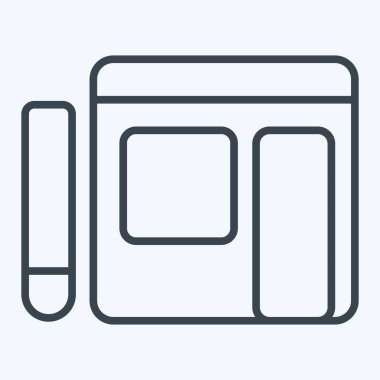 Simge Yazma Günlüğü. Teslimat sembolüyle ilgili. Sıra tarzı. dizayn edilebilir