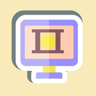 Çıkartma Video Düzenleme. Teslimat sembolüyle ilgili. dizayn edilebilir