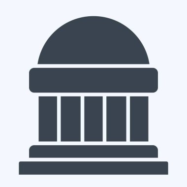 Simge kongresi. Seçim sembolüyle ilgili. Kabartma tarzı. Basit tasarım düzenlenebilir