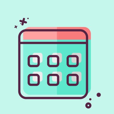 Simge Seçim Tarihi. Seçim sembolüyle ilgili. MBE tarzı. Basit tasarım düzenlenebilir