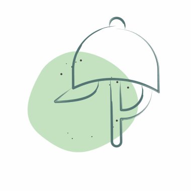 Simge Helmat. Binicilik sporu sembolüyle ilgili. Renkli Leke Biçimi. dizayn edilebilir