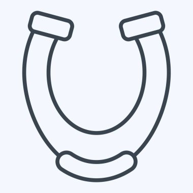 Simge Nalı. Binicilik sporu sembolüyle ilgili. Sıra tarzı. dizayn edilebilir