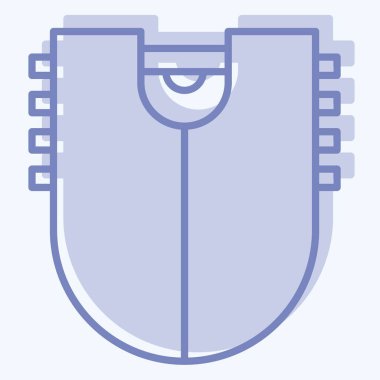 Simge Yıkayıcılar Kulübü. Binicilik sporu sembolüyle ilgili. İki ton stili. dizayn edilebilir