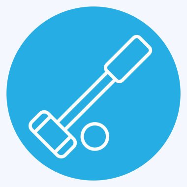 Simge Polo. Binicilik sporu sembolüyle ilgili. Mavi gözlü. dizayn edilebilir