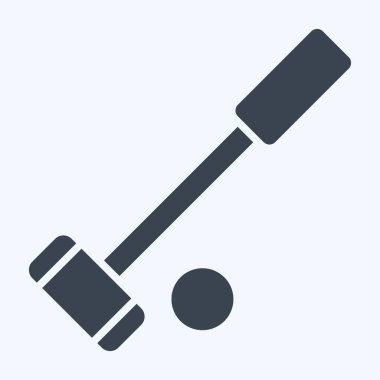 Simge Polo. Binicilik sporu sembolüyle ilgili. Kabartma tarzı. dizayn edilebilir