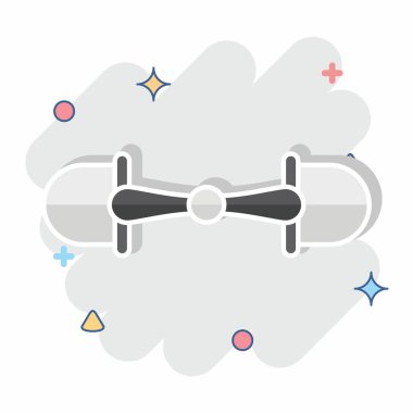 Simge Snaffle. Binicilik sporu sembolüyle ilgili. Çizgi roman. dizayn edilebilir