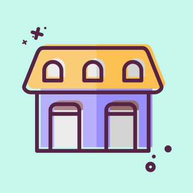 Simge stabil. Binicilik sporu sembolüyle ilgili. MBE tarzı. dizayn edilebilir