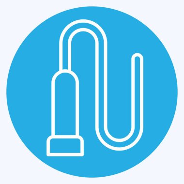 Simge kırbacı. Binicilik sporu sembolüyle ilgili. Mavi gözlü. dizayn edilebilir