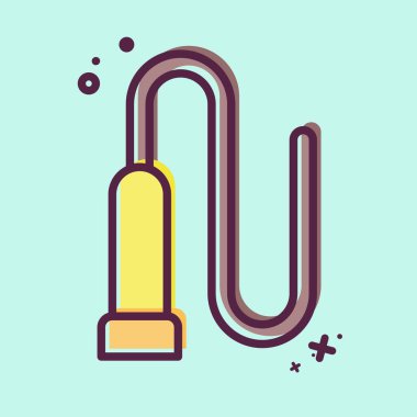 Simge kırbacı. Binicilik sporu sembolüyle ilgili. MBE tarzı. dizayn edilebilir