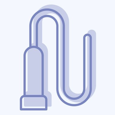 Simge kırbacı. Binicilik sporu sembolüyle ilgili. İki ton stili. dizayn edilebilir