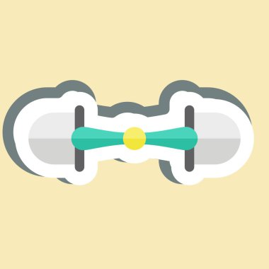 Çıkartmalı Snaffle. Binicilik sporu sembolüyle ilgili. dizayn edilebilir
