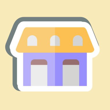 Çıkartma sabit. Binicilik sporu sembolüyle ilgili. dizayn edilebilir