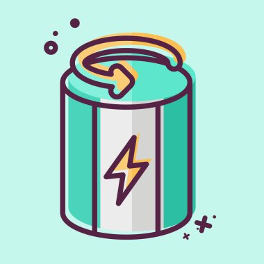 Icon Flywheel Enerji Deposu. Enerji Depolama sembolüyle ilgili. MBE biçimi