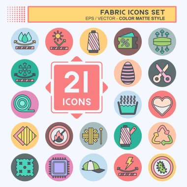 Simge Ayarlama Kumaşı. Eğitim sembolüyle ilgili. renk arkadaşı stili. Basit tasarım düzenlenebilir