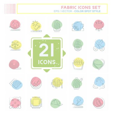 Simge Ayarlama Kumaşı. Eğitim sembolüyle ilgili. Renkli Leke Biçimi. Basit tasarım düzenlenebilir