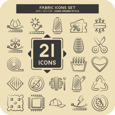 Simge Ayarlama Kumaşı. Eğitim sembolüyle ilgili. El çizimi tarzı. Basit tasarım düzenlenebilir