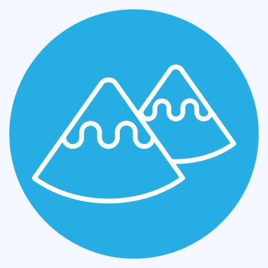 İkon Dağı. Amerikan yerlilerinin sembolüyle ilgili. Mavi gözlü. dizayn edilebilir