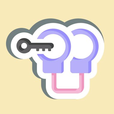 Çıkartma Tutuklaması. Adalet sembolüyle ilgili. Basit tasarım düzenlenebilir