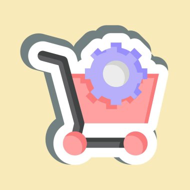 Simge E Ticaret İyimserleştirmesi. Medya ve Reklam Sembolü ile ilgili. Kabartma biçimi