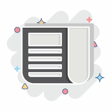 Simge Son Haberler. Medya ve Reklam Sembolü ile ilgili. Çizgi roman. düzenlenebilir