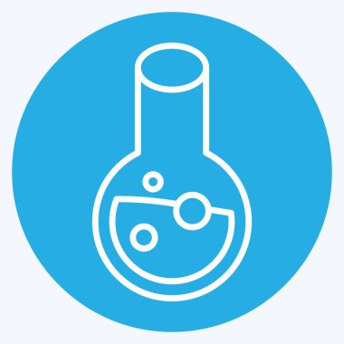 Simge Piyasa Araştırması. Medya ve Reklam Sembolü ile ilgili. Mavi gözlü. düzenlenebilir