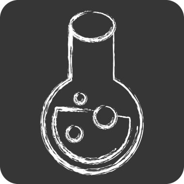 Simge Piyasa Araştırması. Medya ve Reklam Sembolü ile ilgili. Tebeşir stili. düzenlenebilir