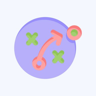 Icon SEO Stratejisi. Medya ve Reklam Sembolü ile ilgili. Düz stil. düzenlenebilir