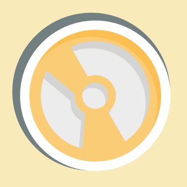 Simge Yazılımı. Medya ve Reklam Sembolü ile ilgili. Kabartma tarzı. düzenlenebilir