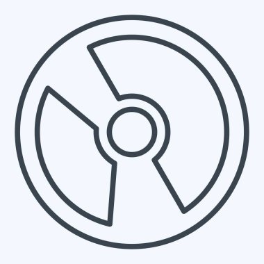 Simge Yazılımı. Medya ve Reklam Sembolü ile ilgili. Sıra tarzı. düzenlenebilir