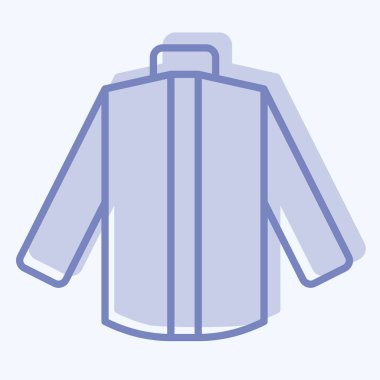 Simge Gens Shirt. Moda sembolüyle ilgili. İki ton stili. Basit tasarım düzenlenebilir