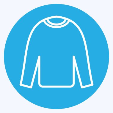 Simge Jarsi. Moda sembolüyle ilgili. Mavi gözlü. Basit tasarım düzenlenebilir