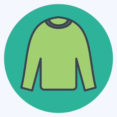 Simge Jarsi. Moda sembolüyle ilgili. renk arkadaşı stili. Basit tasarım düzenlenebilir