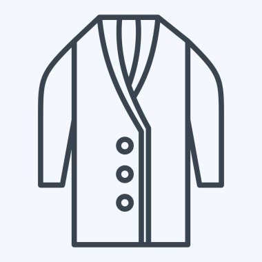 Simge Long. Moda sembolüyle ilgili. Sıra tarzı. Basit tasarım düzenlenebilir