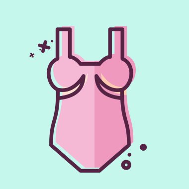 Simge mayo. Moda sembolüyle ilgili. MBE tarzı. Basit tasarım düzenlenebilir