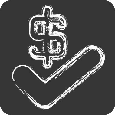 Simge Anlaşması. Denetim sembolüyle ilgili. Tebeşir stili. dizayn edilebilir