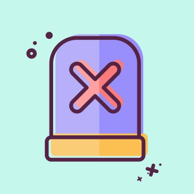 Simge Uyarısı. Ünlem sembolüyle ilgili. MBE tarzı. dizayn edilebilir