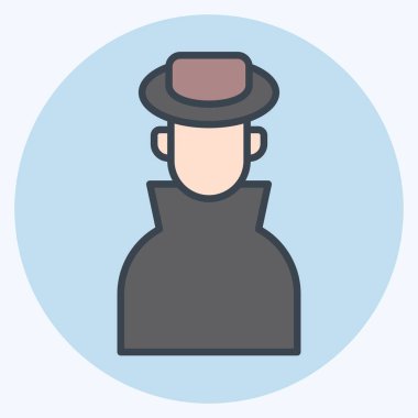 Simge Ananymity. Kripto para birimi sembolüyle ilgili. renk eşi biçimi