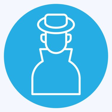 Simge Ananymity. Kripto para birimi sembolüyle ilgili. mavi gözler tarzı