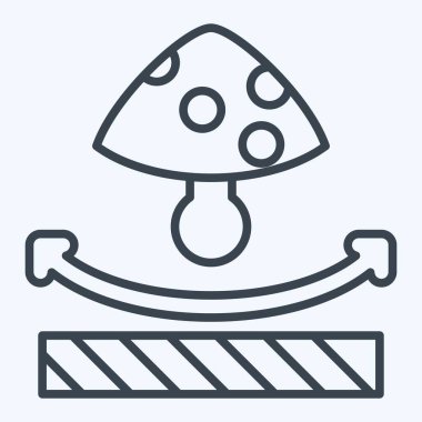 Simge Anti Mantar. Kumaş sembolüyle ilgili. Sıra tarzı. dizayn edilebilir