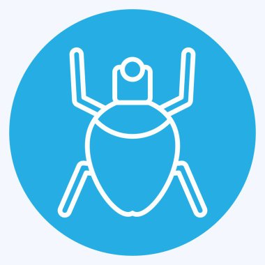 Simge Yaprak bitleri. Böceklerin sembolü. Mavi gözlü. dizayn edilebilir